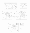 Crankcase CoverSump Gasket Set - Engine Gasket Set - Valve Diagram and Parts List for 094302-0111-B1  Briggs and Stratton Engine